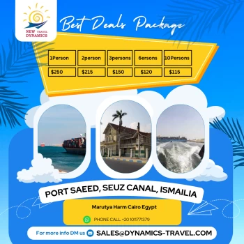 1 day tour from Cairo to Port Saeed Suez Canal and Ismailia