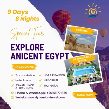 9 Days Egypt Tour Cairo, Nile Cruise vacation