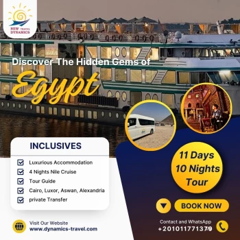 11 Days 10 Nights Cairo, Nile Cruise vacation