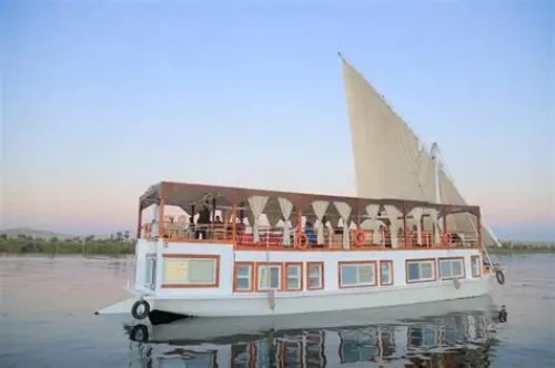 Queen Nefer Dahabiya 5 days 4 nights Nile Cruise.